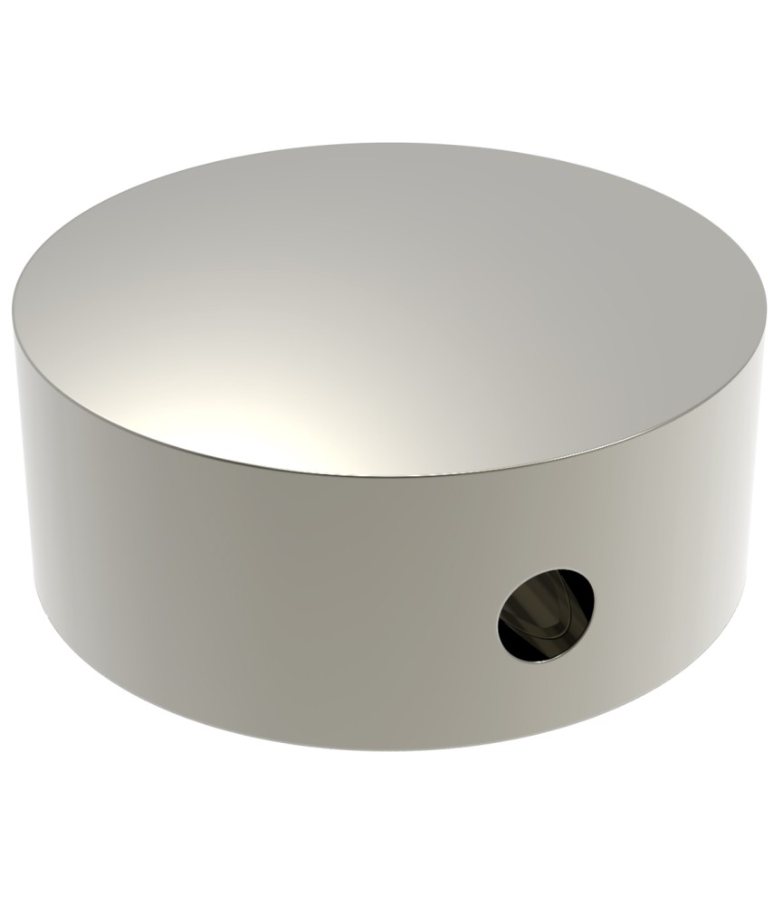 TUERCA ALUM. TIRADOR APOLO M-8 ANOD.INOX. | Herrajes HE