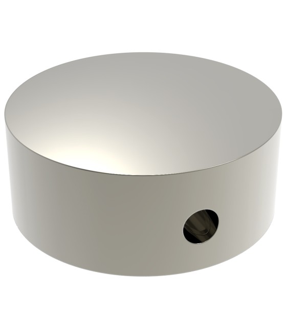 TUERCA ALUM. TIRADOR APOLO M-8 ANOD.INOX. | Herrajes HE