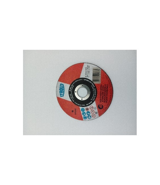 DISCO REPASAR HIERRO 125X6X22'2 TYROLIT BASIC FASTCUT
