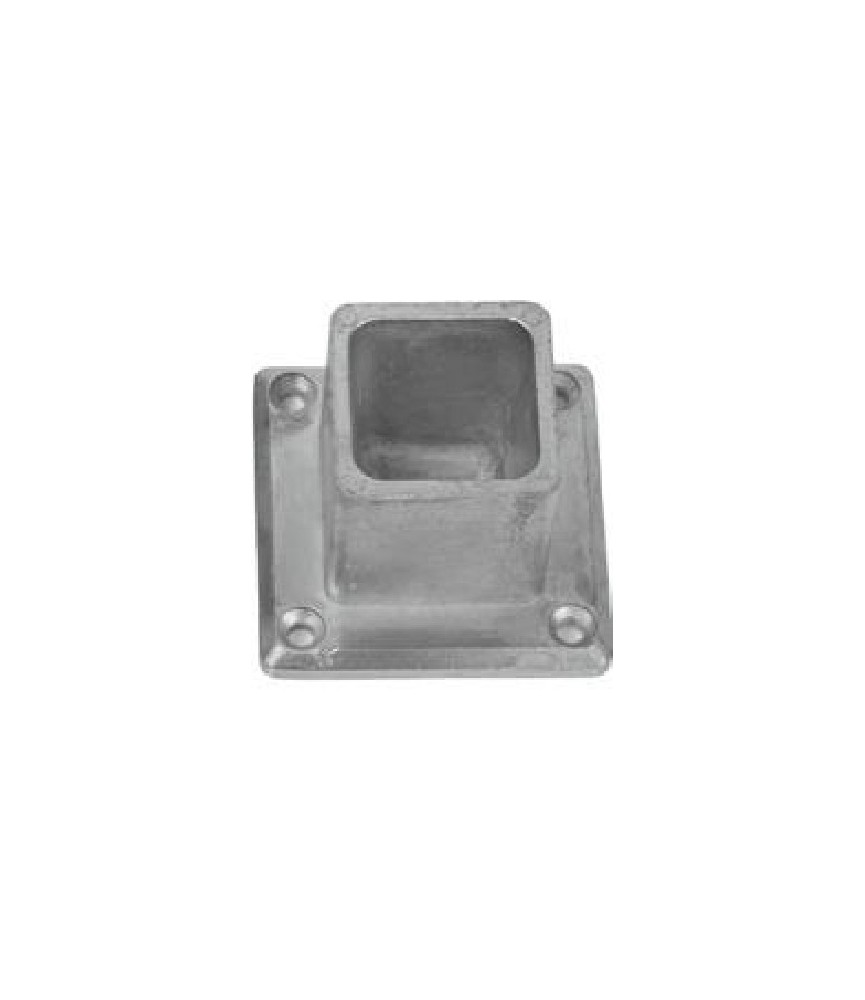 BASE ALUMINIO 60X60 BLANCO | Herrajes HE