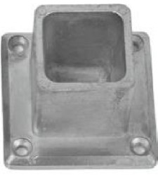 BASE ALUMINIO 60X60 NEGRO