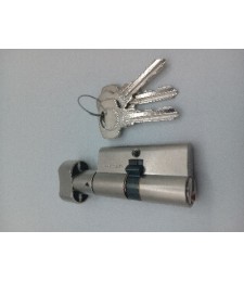 BOMBILLO YALE 30-30 NIQUEL LEVA CORTA CON POMO LL/IGUALES (Y5P3030HNLCLL)