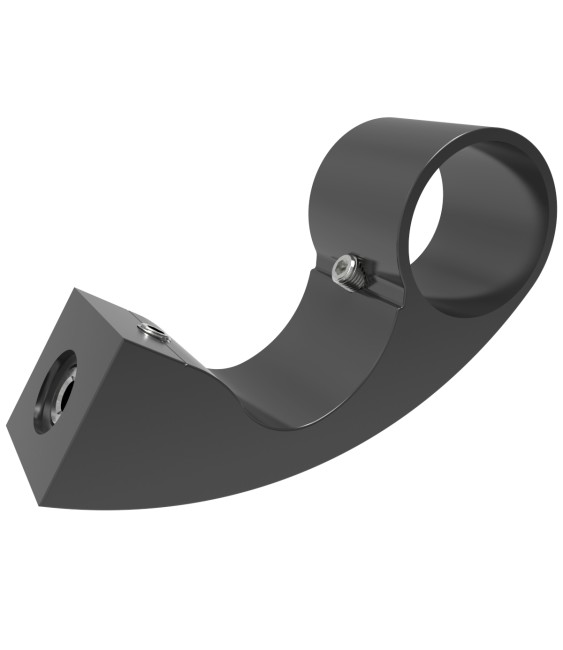 SOPORTE TIRADOR APOLO RED.40 NEGRO | Herrajes HE