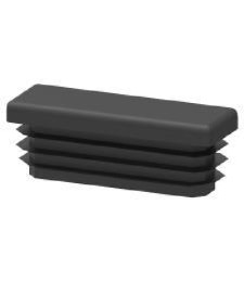 CONTERA RECTANGULAR 100X50 NEGRO | Herrajes HE