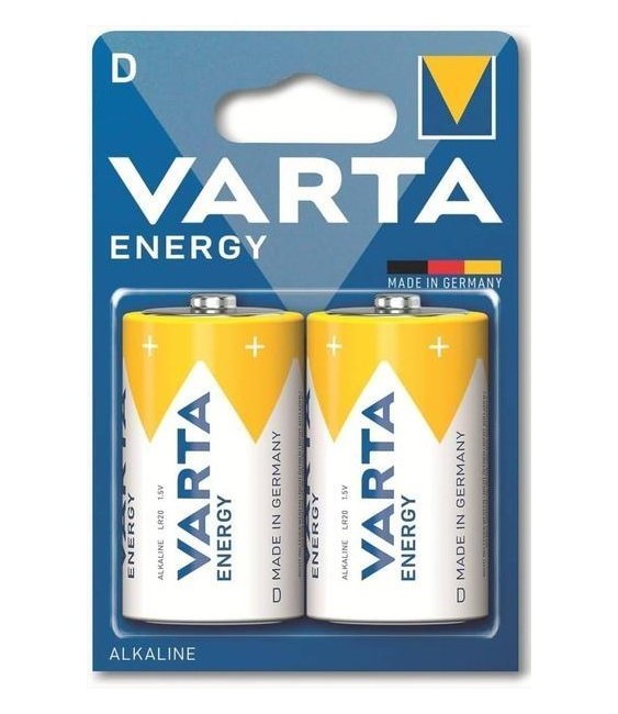 PAQUETE PILA VARTA ENERGY D LR20 K2