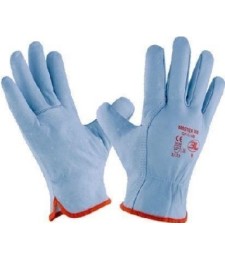 GUANTES PIEL VACUNO GRIS 10