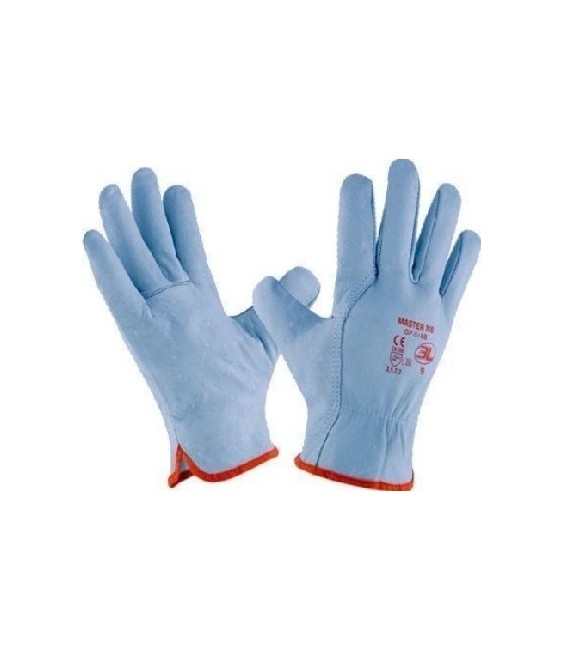 GUANTES PIEL VACUNO GRIS 10