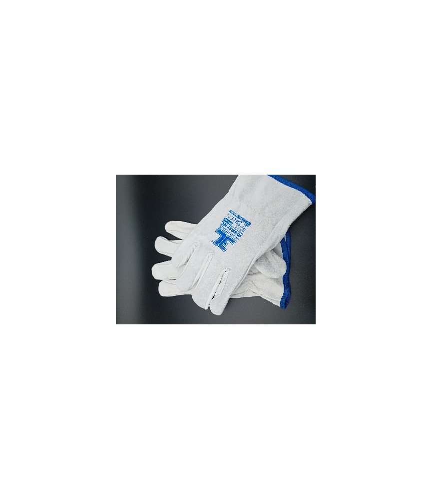 GUANTES PIEL VACUNO GRIS 9