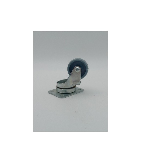 RUEDA 1-0171 GIR. PLASTICO GRIS