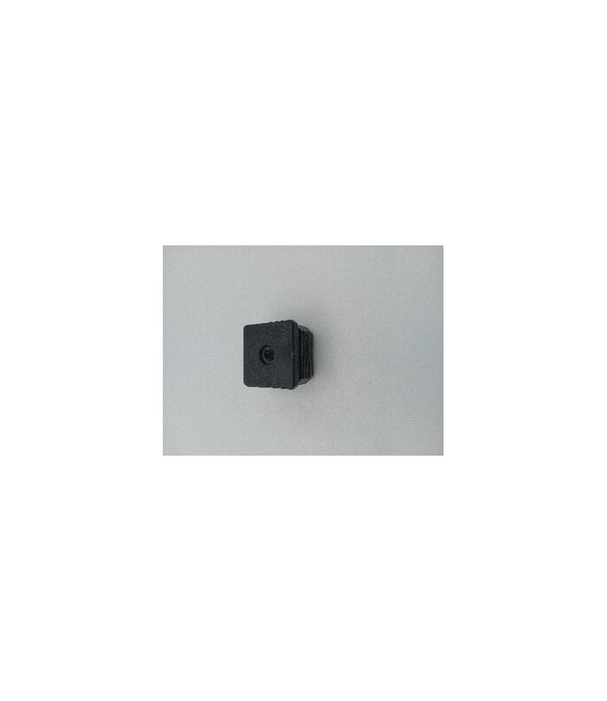 TAPON CUADRADO 30X30 NEGRO ROSCADA M8