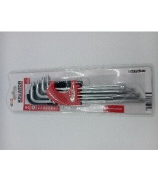 JUEGO LLAVE TORX LARGA KREATOR 9PZ. KRT408303