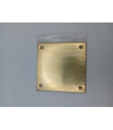 PLACA CIEGA LATON 80X80MM